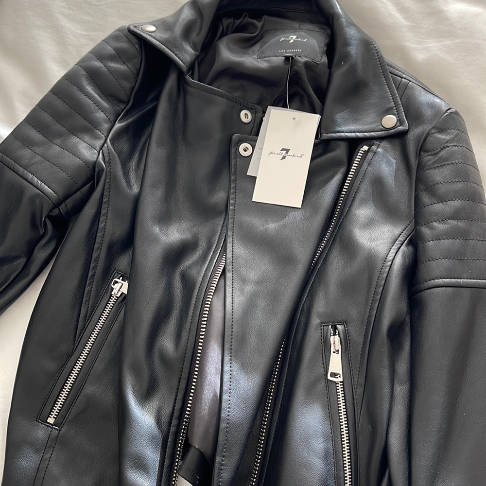 For all man kind LA leather jacket